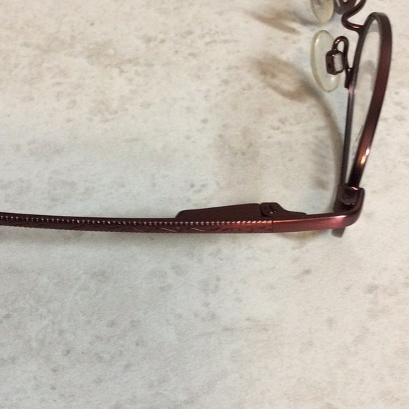 NWT Trend Setters dark pink oval metal eyeglasses new old stock - Picture 7 of 13